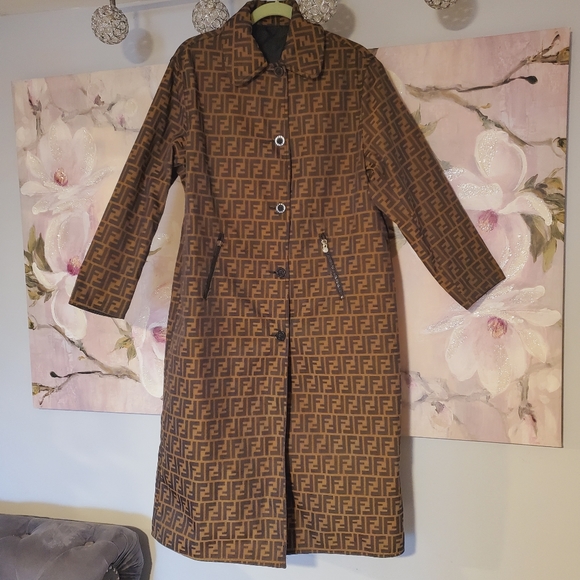 Womans Fendi Monogram Zucca Reversible Jacket - Picture 2 of 6